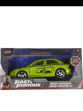 Fast & Furious Brian's Mitsubishi Lancer Evolution VII - Green - Fast & Furious